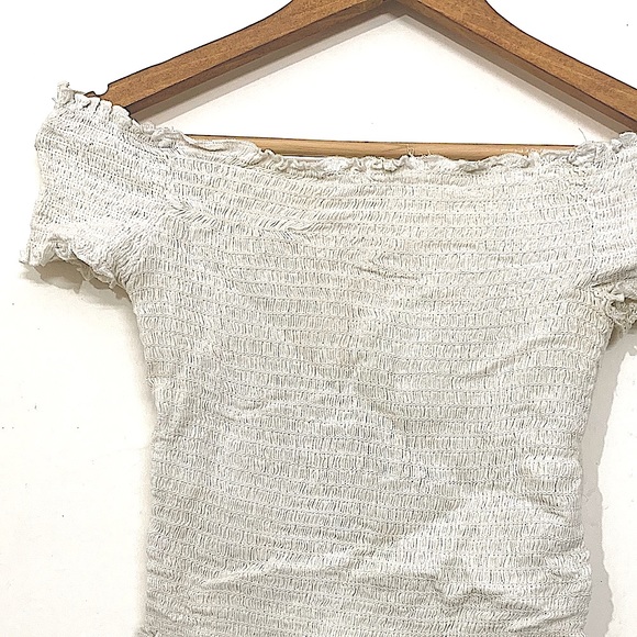 White Off-Shoulder Top. - Picture 2 of 2